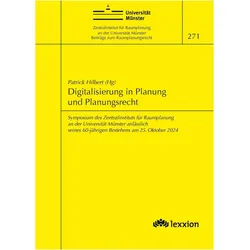 Digitalisierung in Planung und Planungsrecht, Fachbücher von Patrick Hilbert