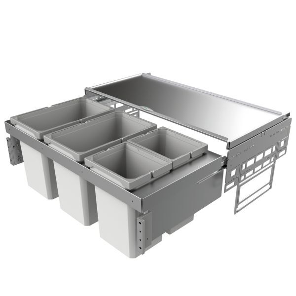 Cox Base 360 S/900-4, Schublade, ohne Biodeckel, hellgrau, H 360 mm