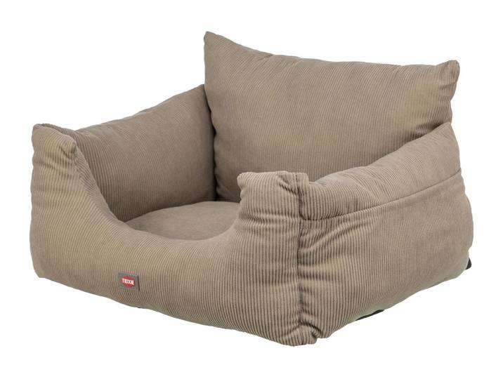 Hunde-Autositz TRIXIE für Hunde , beige (taupe), B/H/L: 39cm x 38,5cm x 45cm, Tierbetten, Hunde-Autositz