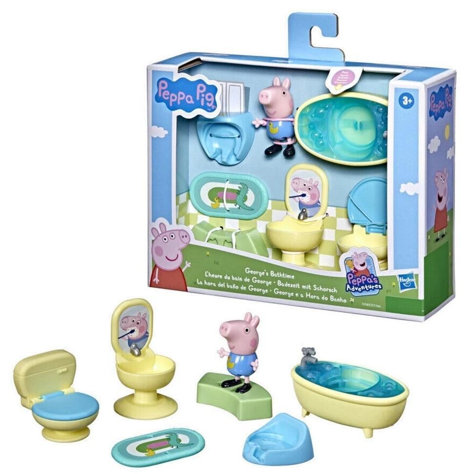 Hasbro Peppa Pig Badtijd van George Speelgoed voor 3 jaar, meerkleurig