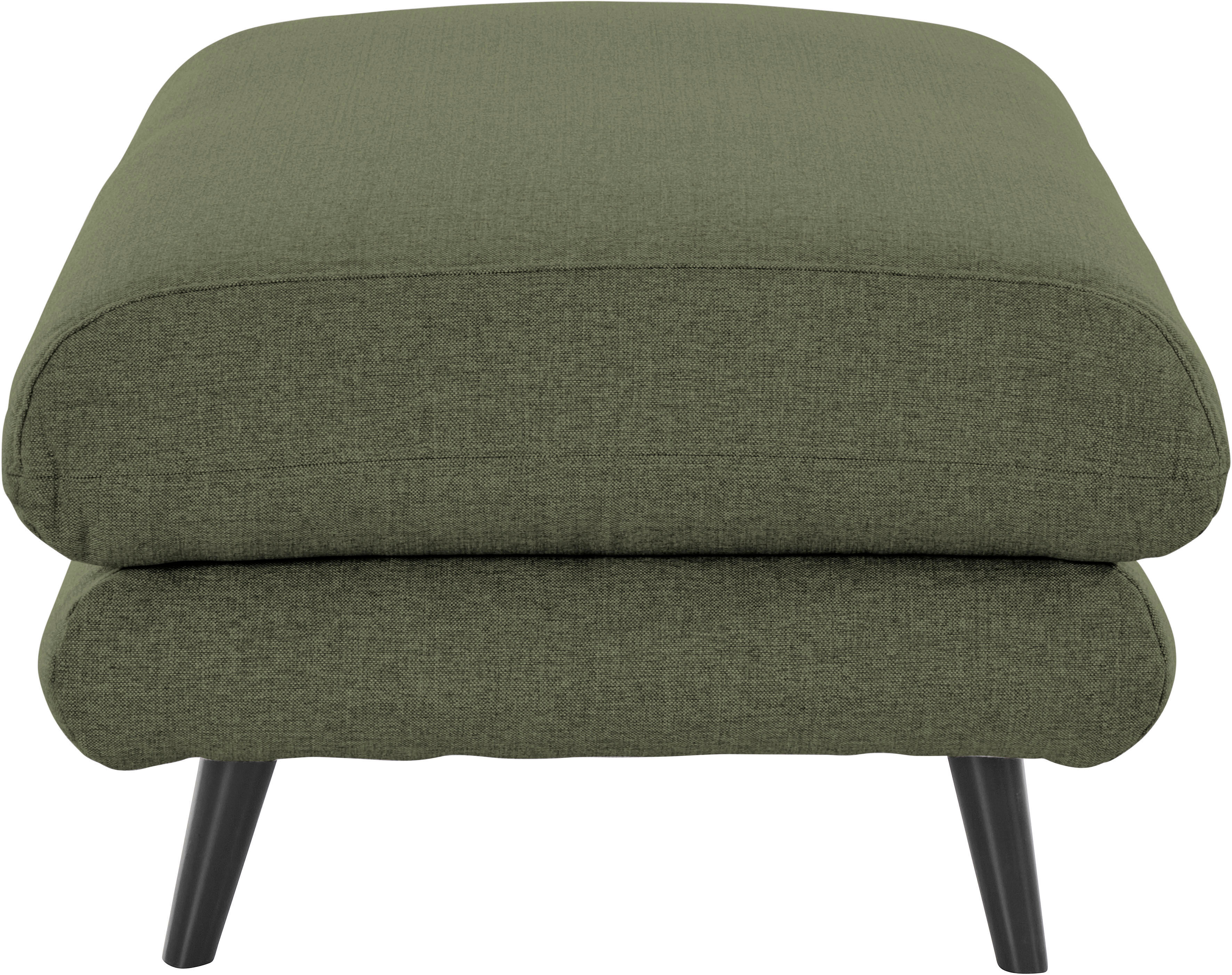 Polsterhocker HOME AFFAIRE "Levke bequem und elegant", grün, H:47cm T:77cm, Hocker, Polsterhocker