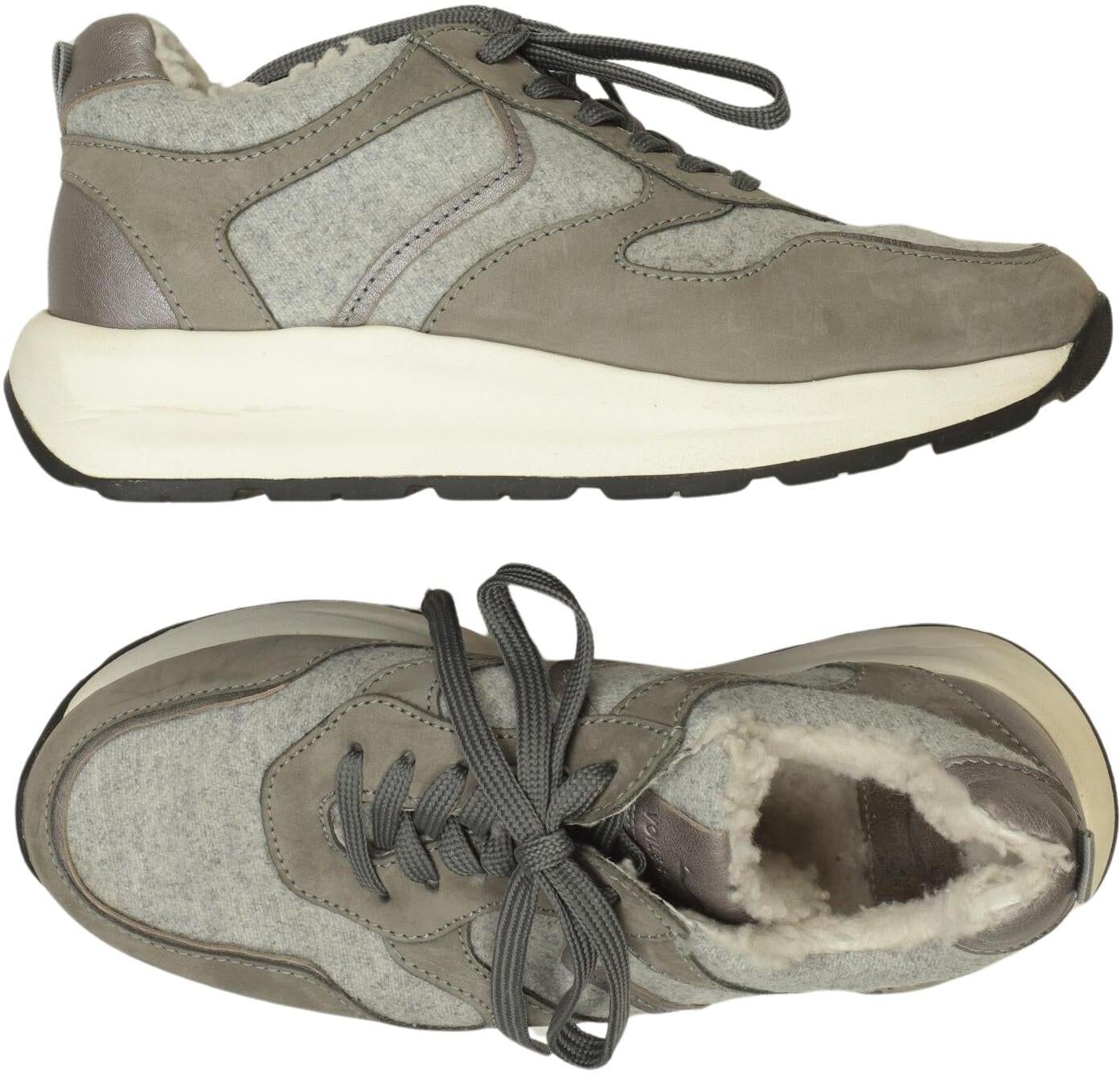 Voile Blanche Damen Sneaker, Grau, Gr. EU 38, kein / Etikett - Second Hand