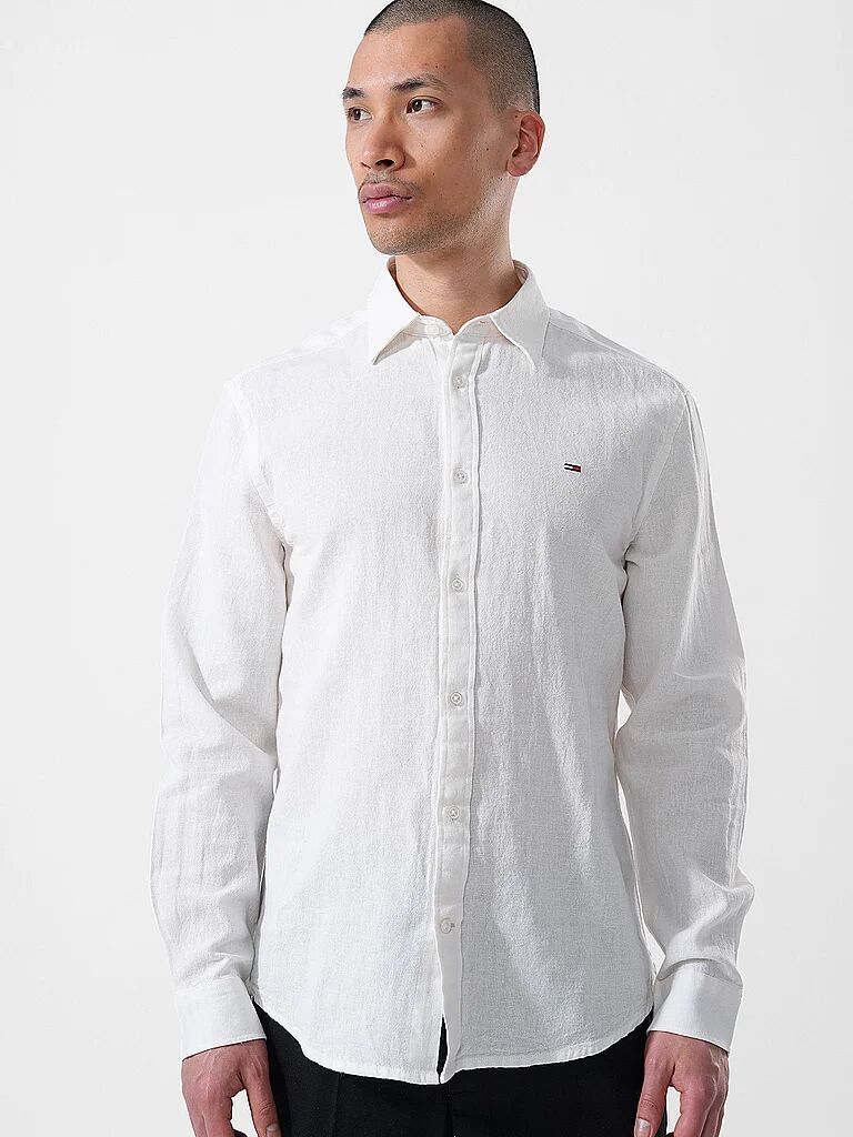 TOMMY JEANS Hemd  weiss   XS M