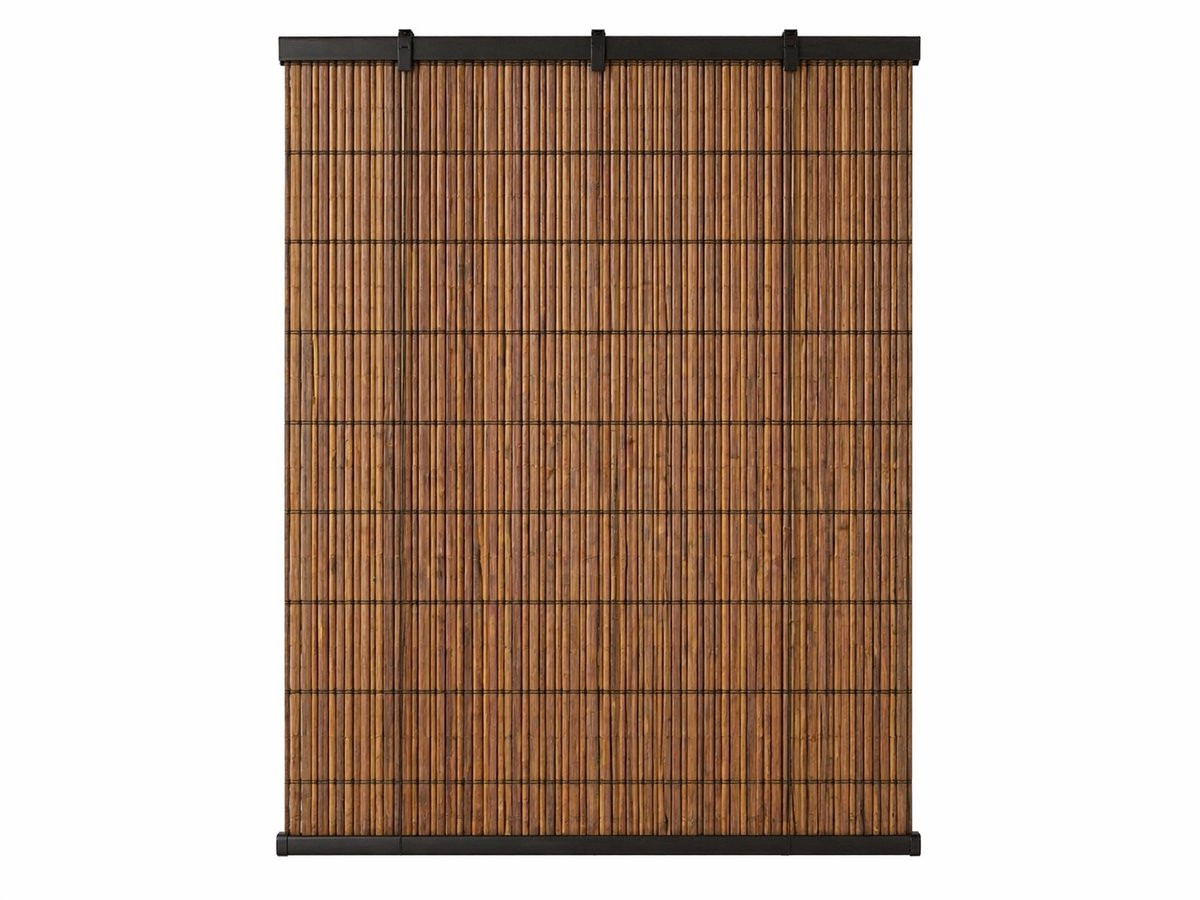 Pan Jap Bamboe Japans paneel gordijn - Lichtdoorlatend - Bamboe look - Breedte: 50 cm, Hoogte: 260 cm