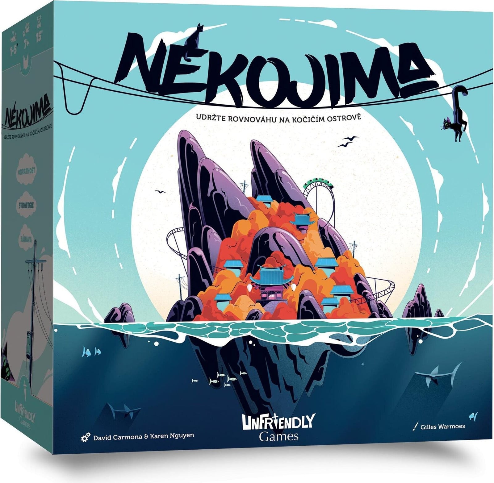 Asmodee Nekojima bordspel