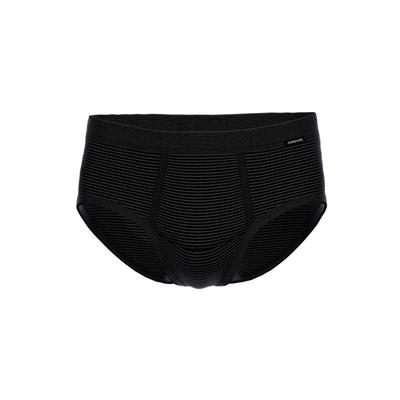 Slip AMMANN "Slip Jeans Slip 1er Pack", Herren, Gr. 3XL, grau (anthrazit), Obermaterial: 75% Baumwolle CO. 25% Polyester PES., Unterhosen Slip