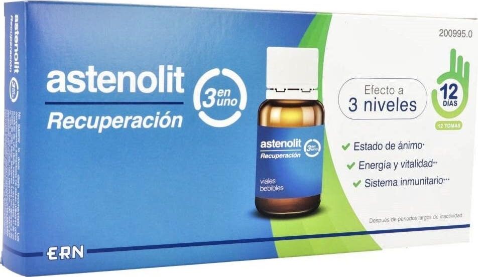 Astenolit Recuperación 3 en 1 12 viales