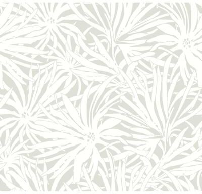 York Wallcoverings Floral Canopy Grey Wallpaper