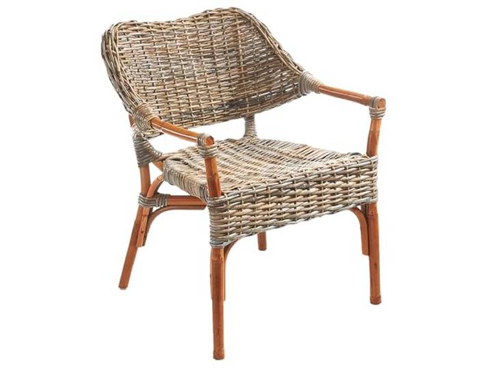 Kobolo Sessel Tara aus Rattan 59x60x78 cm Natur