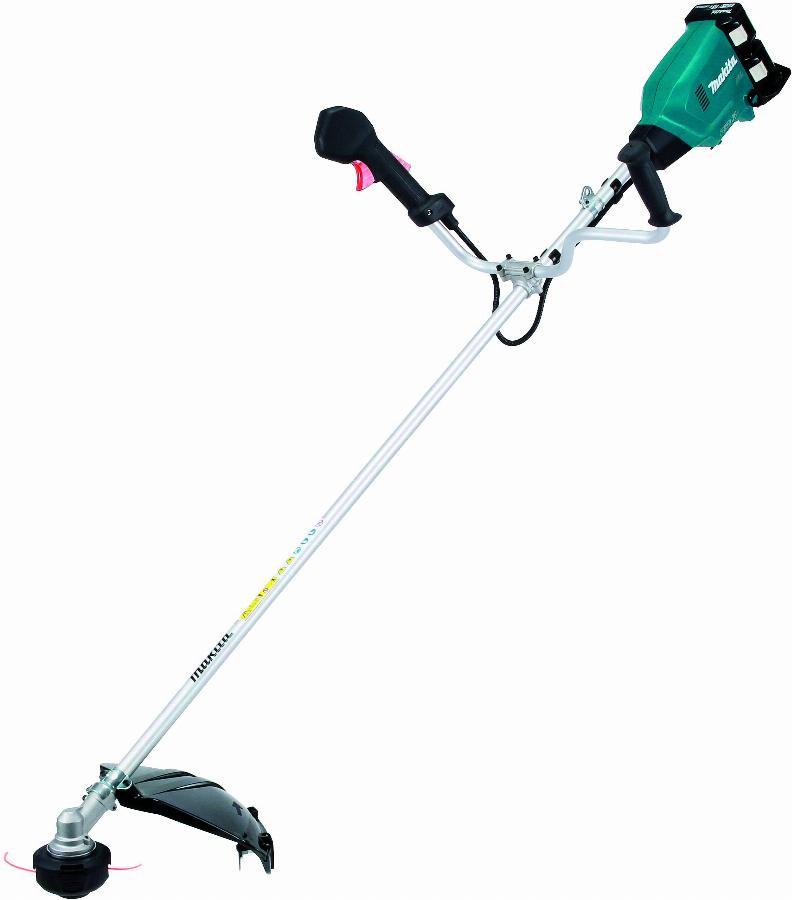 Makita DUR369APT2, Rasentrimmer, Nylonschnur, D-Schlaufengriff, 7000 RPM, Schwarz, Blau, Grau, 43 cm
