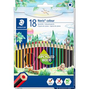 Staedtler Buntstifte Noris Colour 185 C18, farbig sortiert, 18 Stück