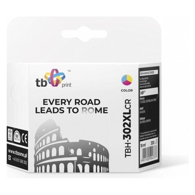 Print TBH-302XLCR ink cartridge 1 pc(s) Blue, Purple, Yellow (C, M, Y) (TBH-302XLCR)