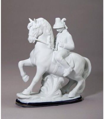 Orchard Creek Designs Porcelain Horse Figurine, Bisque White - Bisque White