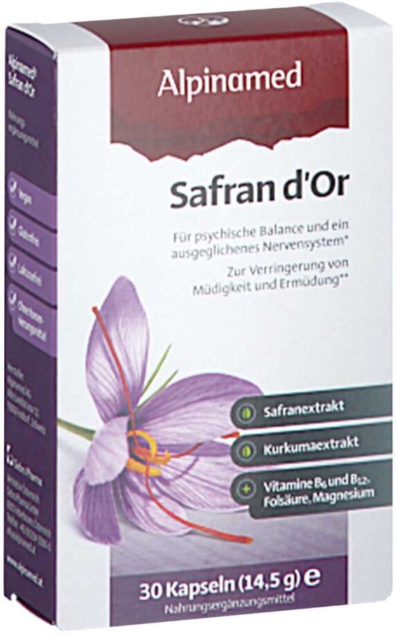 Alpinamed Safran d'Or Kapseln 30stk