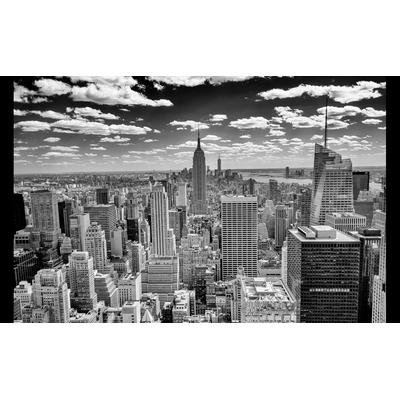 Fototapete PAPERMOON "Manhattan Panorama", bunt, B:3,5m L:2,6m, Vlies, Tapeten