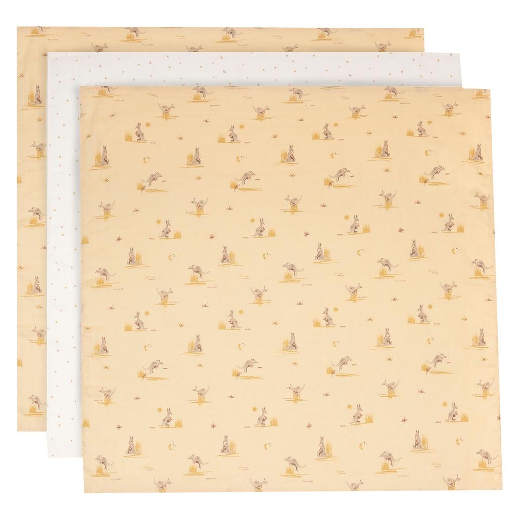 Jollein Mullwindeln Hydrophill - Kangaroots (70 x 70 cm) (535-851-68160)