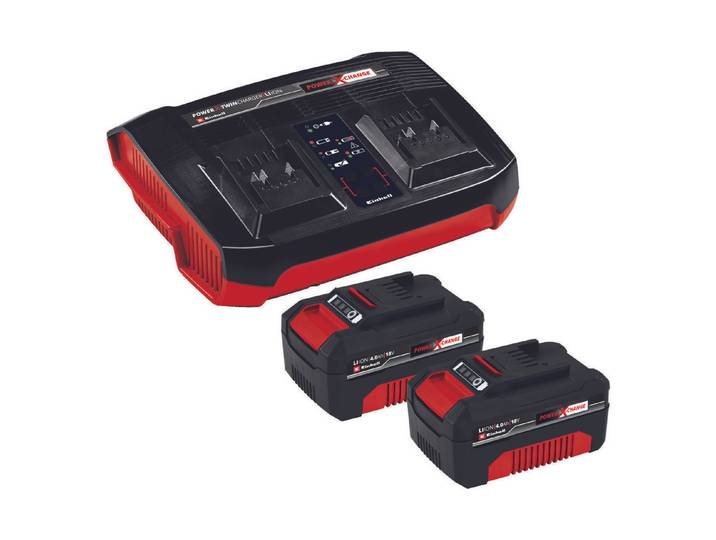 Einhell 2x4.0 Ah & Twincharger Kit