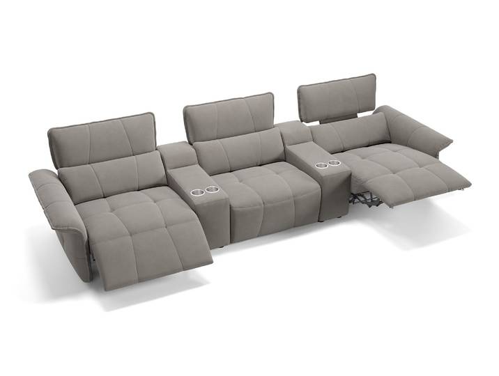 Stoff Heimkino Couch ADRIA Relaxcouch