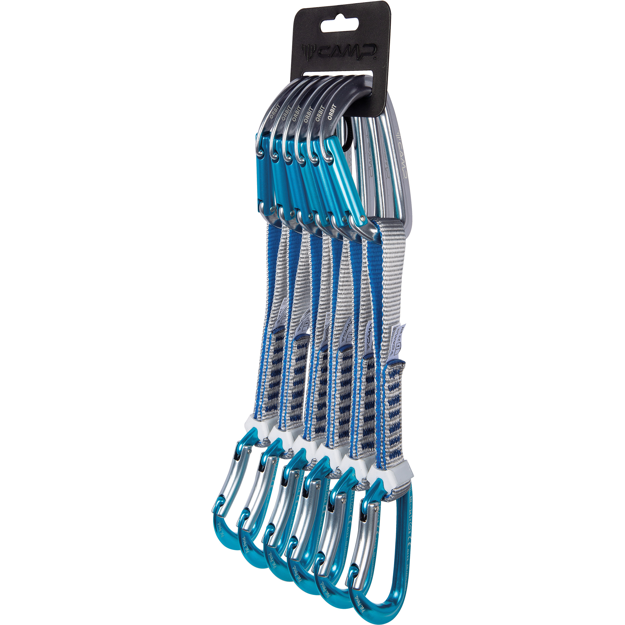 Camp Orbit KS Expressset 6er Pack Express-Sets blau Größe 12CM Sportklettern