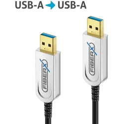 FiberX FX-I640-020 - 20 m USB 3.2 Gen2x1 USB-A AOC Glasfaserkabel