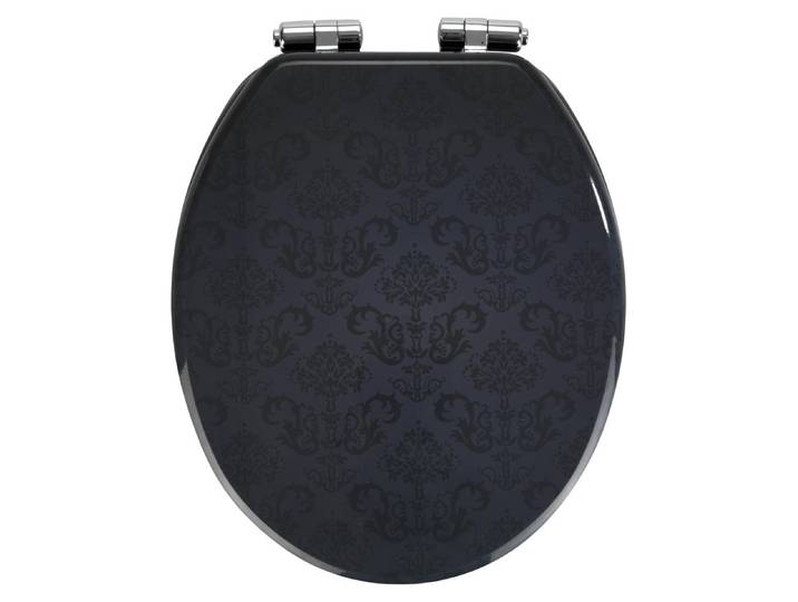 WENKO WC SITZ Bellevue Absenkautomatik Toiletten Deckel Brillen MDF Ornamenten