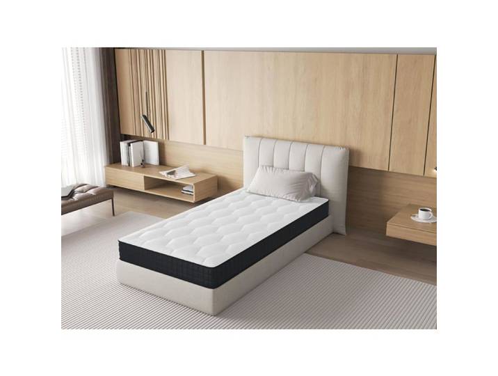Matelas mousse 90x190 cm - épaisseur 14 cm - accueil moelleux mousse respirante pour 1 personne