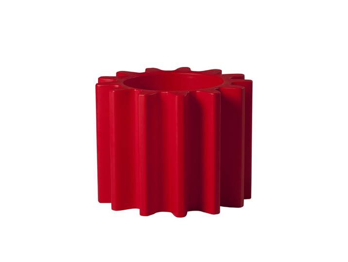 SLIDE vase GEAR POT (Rouge - Polyéthylène)