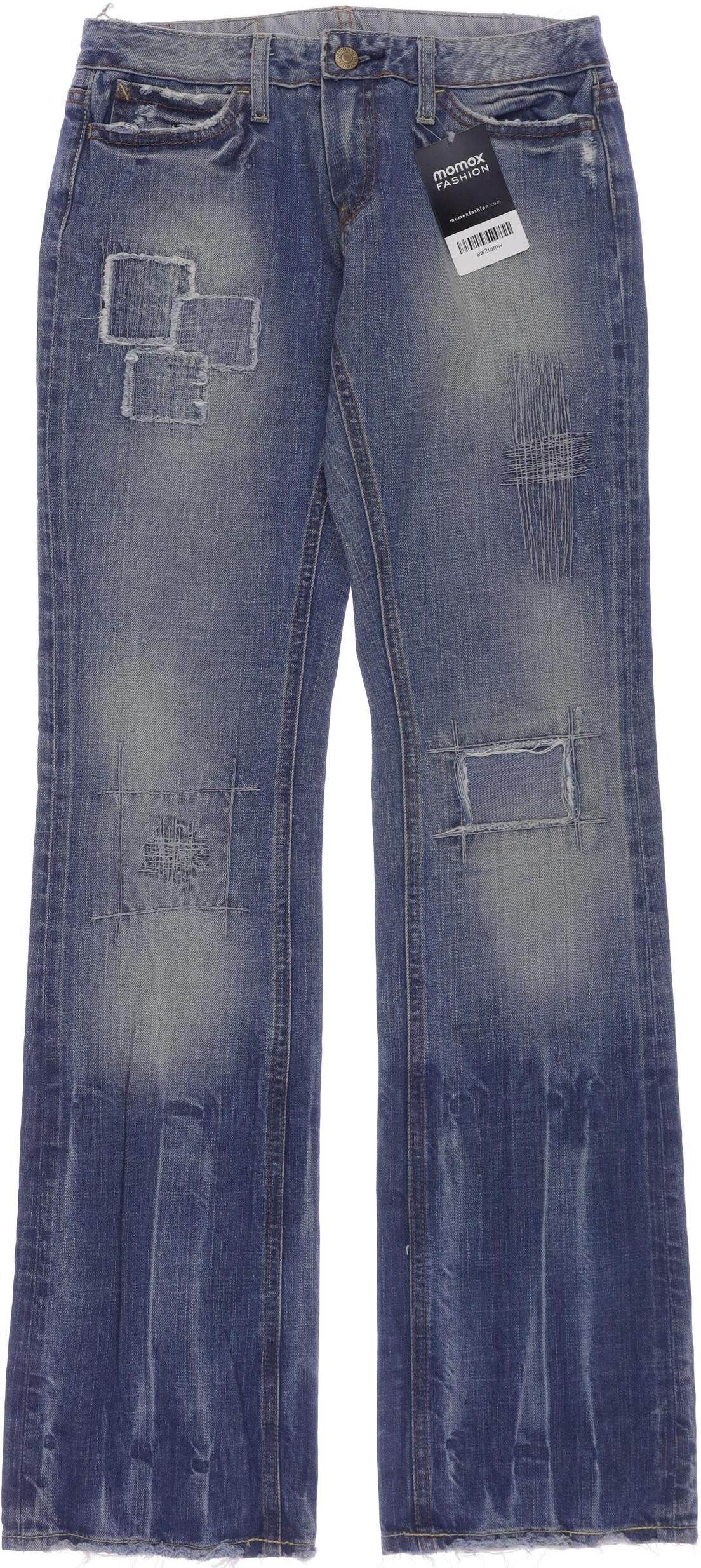 le temps des cerises Damen Jeans, Blau, Gr. W26, Baumwolle - Second Hand