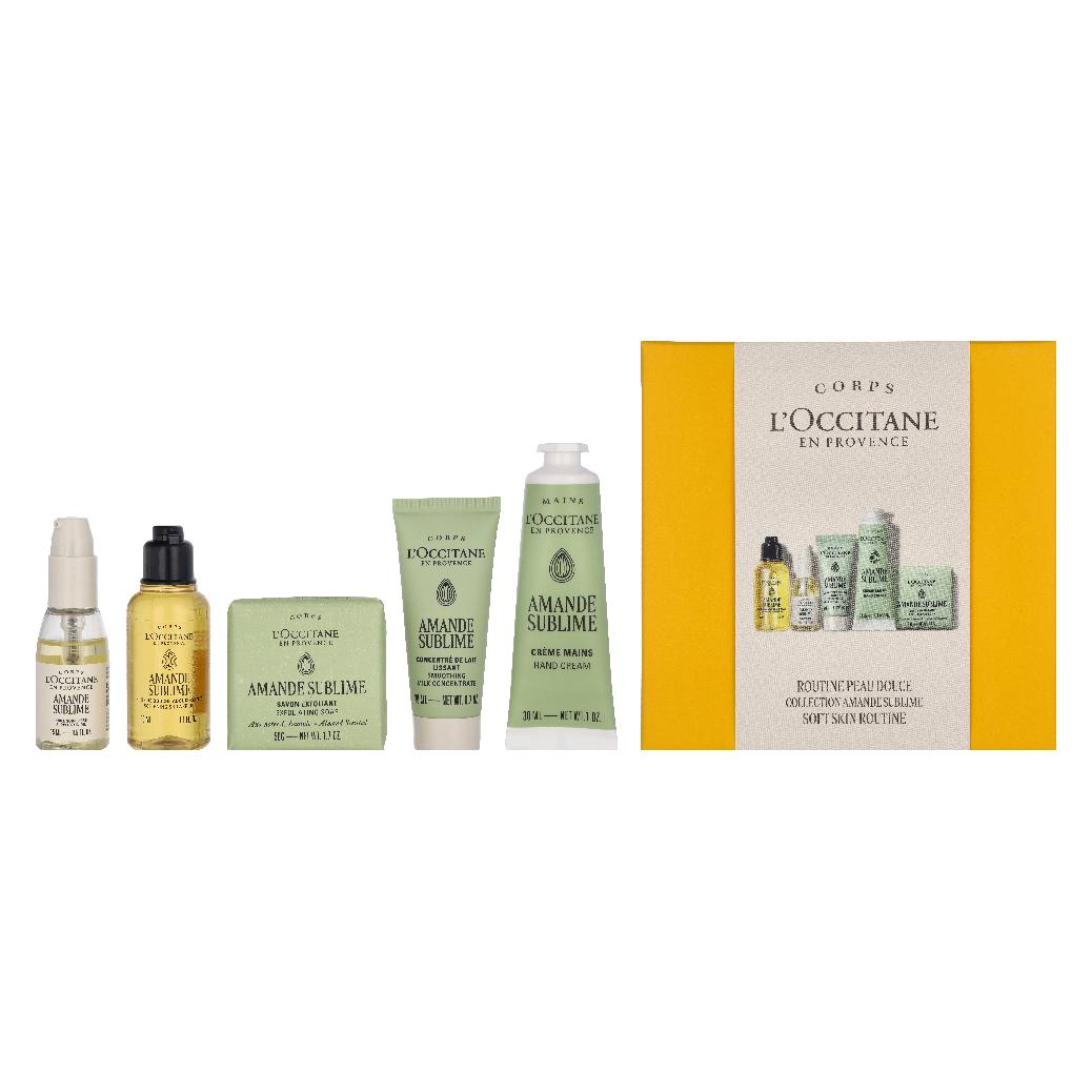 L'Occitane Aromatherapy Oil 15ml Hand Cream 30ml Shampoo Oil 75ml Body Cream 20ml Soap 50g Gift Set (Körperpflegeset) (CWOC000005321)