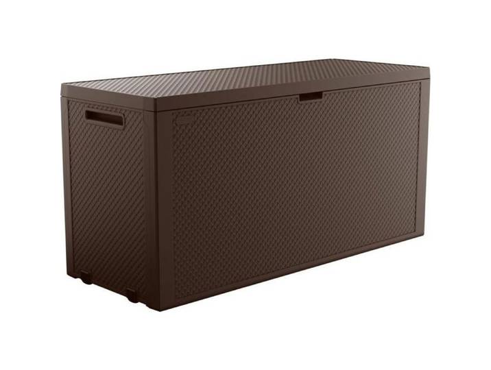Coffre d'extérieur - KETER - GARDEN BOX EMILY 270 L - Marron - 270 L - Pour jardin