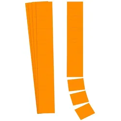 Ultradex, Informationsschild, Einsteckkarte Planrecord 6 x 3,2 cm (B x H) 190g/m2 orange 90 St./Pack.