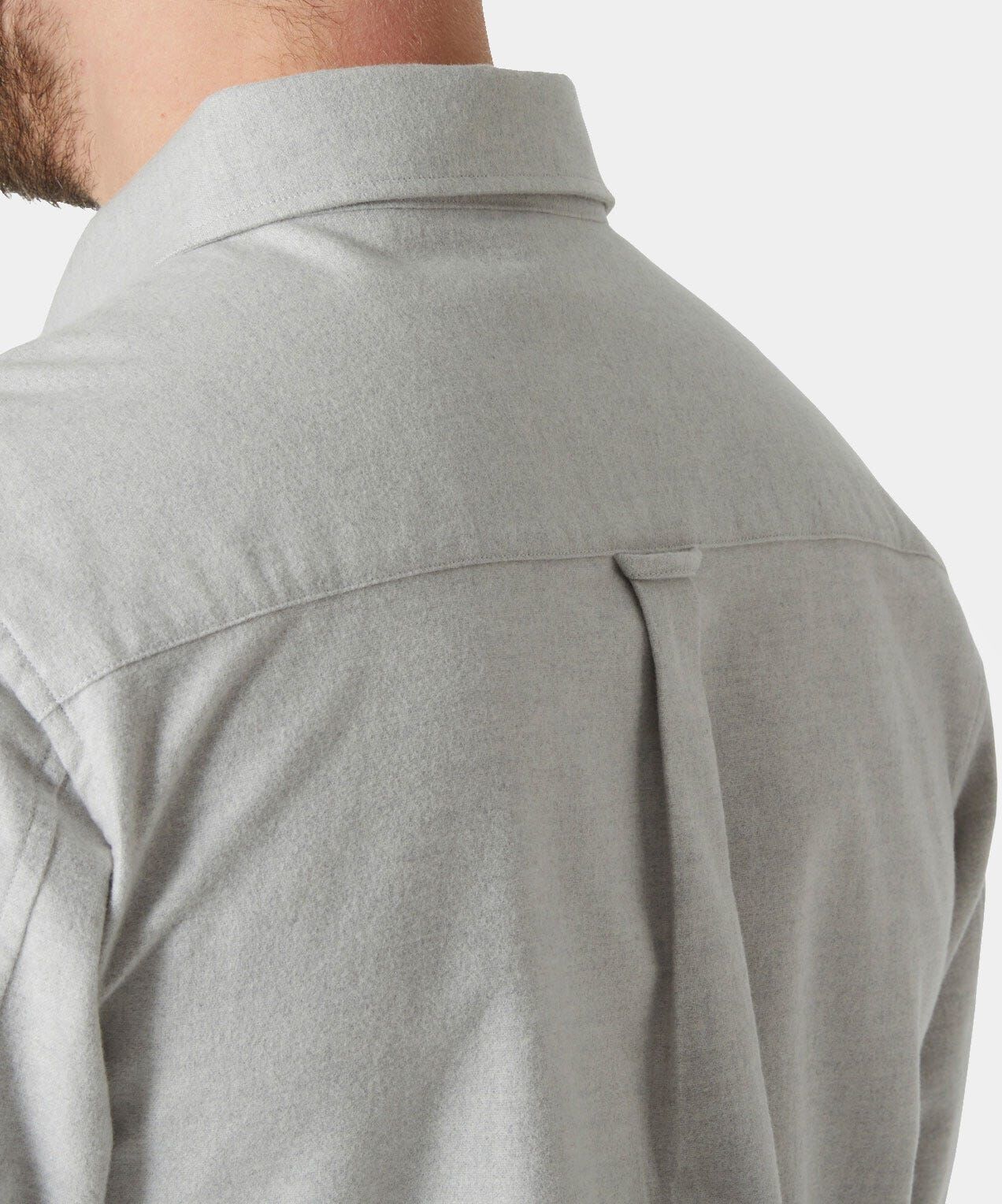 Helly Hansen Organic Cotton Flannel Shirt Herre - Black/Ebony - XL