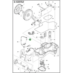 Schraube Itxpantt für Gardena Mähroboter R38Li, R40Li, R45Li, R50Li, R70Li, R80Li und Husqvarna Automower