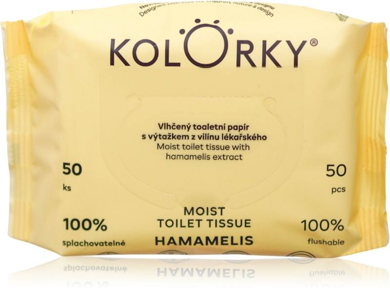 Kolorky Moist Toilet Tissue Hamamelis papier toilette humide 50 pcs