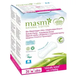 BIO SLIPEINLAGEN ultra 100% Bio-Baumwolle MASMI 24 St