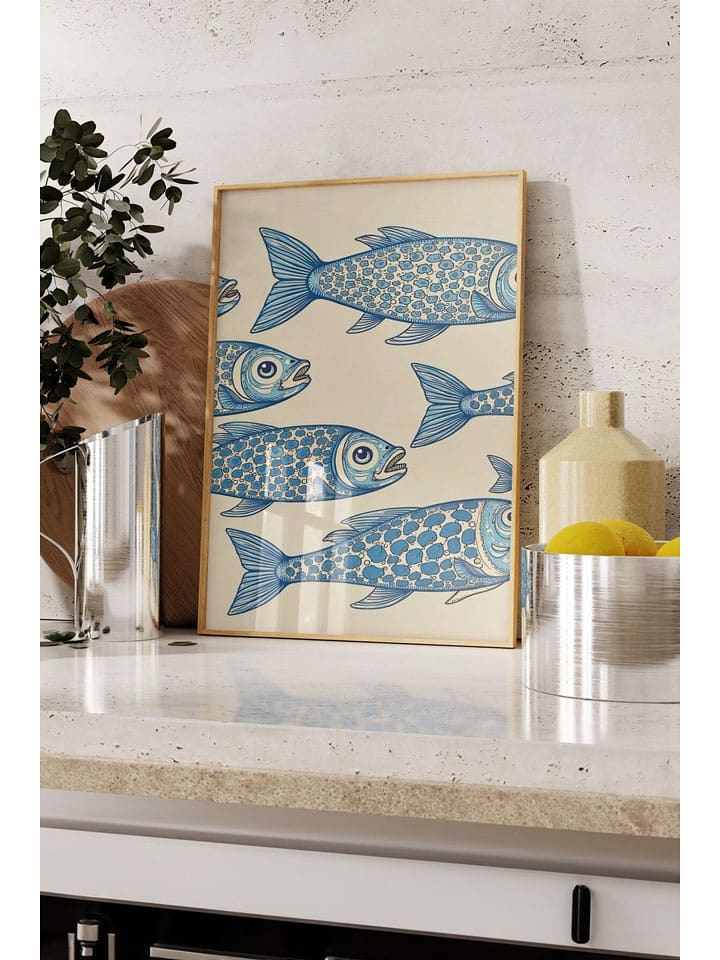 ABERTO DESIGN Gerahmter Kunstdruck - (B)30 x (H)40 cm - onesize