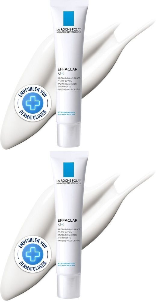 La Roche-Posay Roche-Posay Effaclar K+ Creme 2x 2x40 ml
