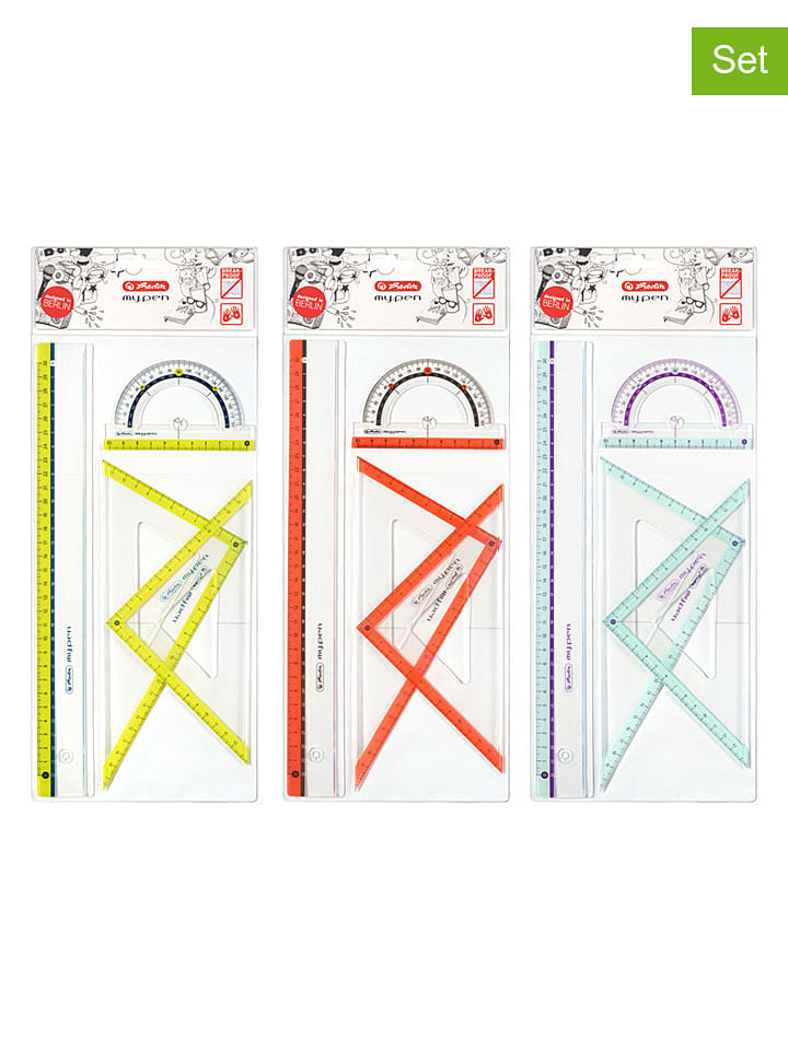 Herlitz 4tlg. Geometrieset ''my.pen'' (Überraschungsprodukt) - onesize