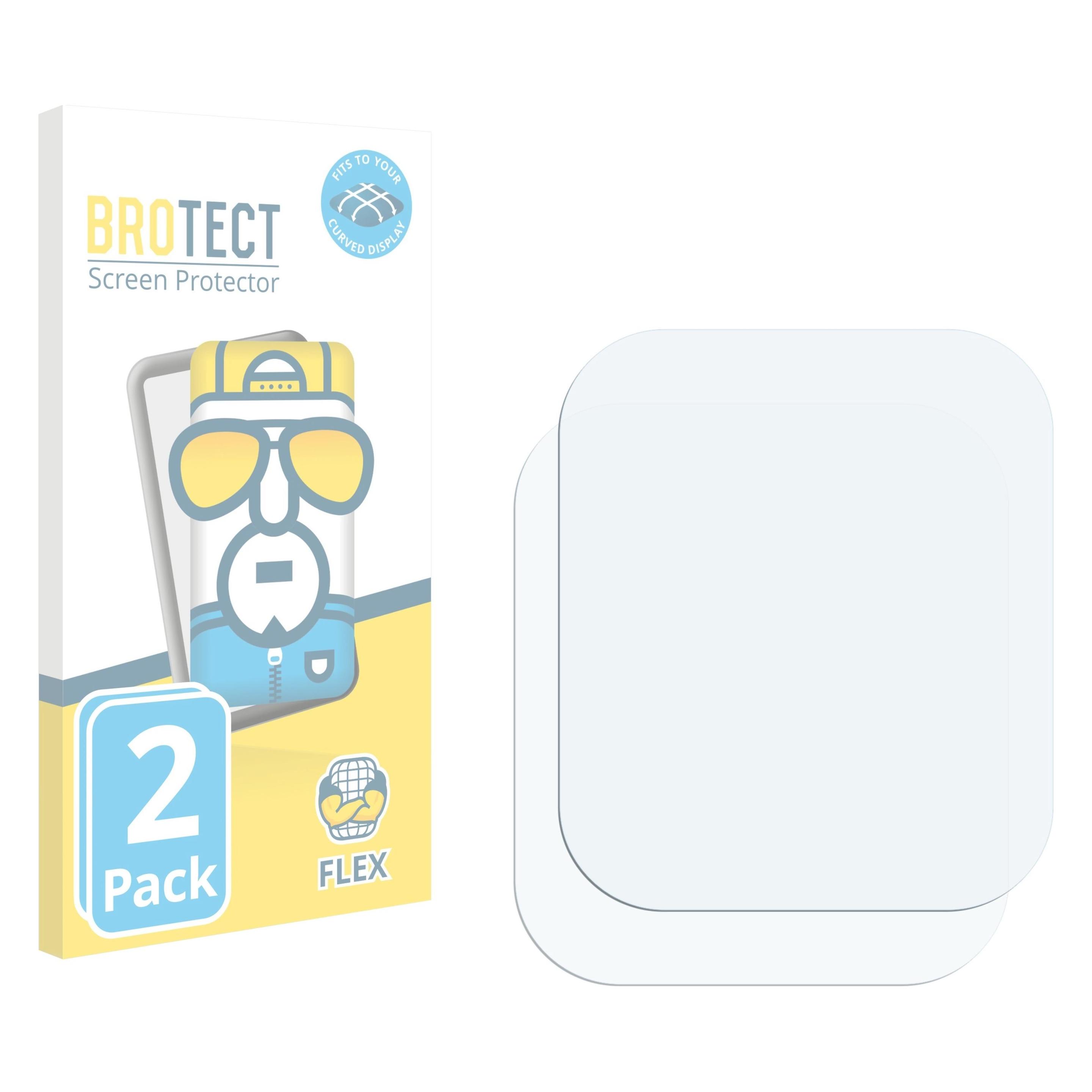 Brotect Fullscreen für SilverCrest SFW 200 1.4" Schutzfolie Displayschutz Folie Klar Transparent (5161916)