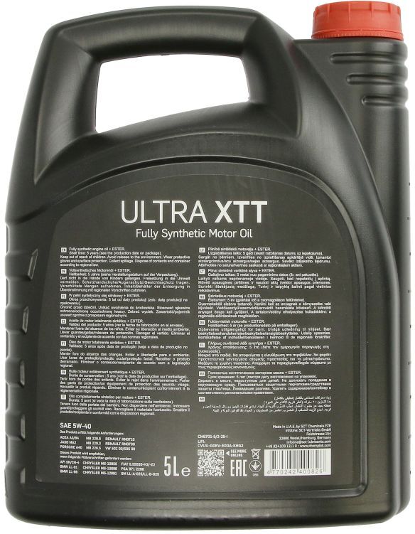 Motoröl CHEMPIOIL Ultra XTT 5W40 5L