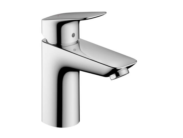 Logis Mitigeur de lavabo 100, avec tirette et vidage synthétique, Chrome (71100000)