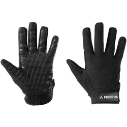 Reeva Ultra Feel Fitness Leder Trainingshandschuhe black M
