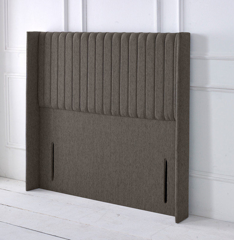 Ebern Designs Upholstered Chenille Headboard Charcoal Kingsize (5')