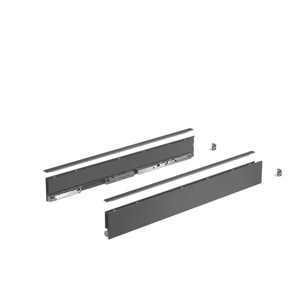 Hettich Möbel-Schubkastenzarge, AvanTech YOU, 450mm, links und rechts, anthrazit 9353418