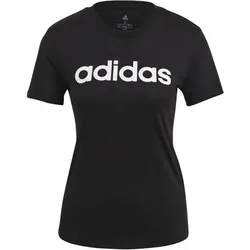 ADIDAS Damen Shirt LOUNGEWEAR Essentials Slim Logo, Größe XS in Schwarz Schwarz