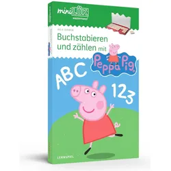 miniLÜK. Set Buchstabieren und zählen mit Peppa Pig, Schulbücher