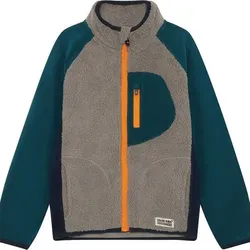 COLOR KIDS Color Kids Kinder Fleecejacke Teddy Jacket W. Fleece Sleeves, Größe 116 in Türkis Türkis