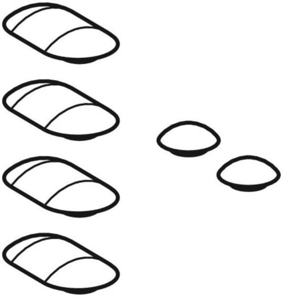 Geberit Puffer 243986001 für WC-Sitz