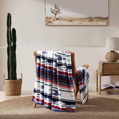 Wrangler Printed Ultra Soft Plush Fleece Throw Blanket