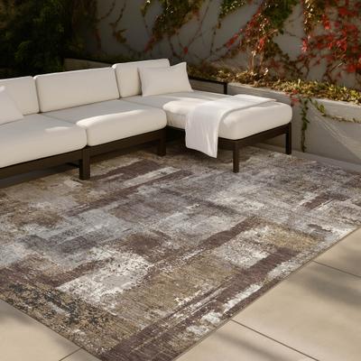 Addison Rugs Machine Washable Indoor/ Outdoor Modern Manitou Chantille Rug